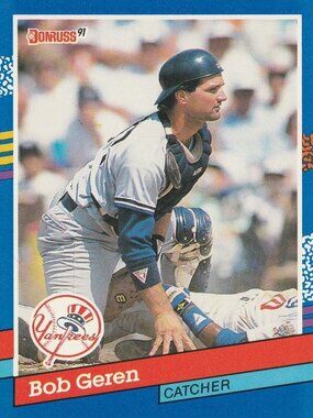 Bob Geren - Donruss 91 Baseball Card